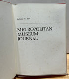 Metropolitan Museum Journal Volume 9 / 1974