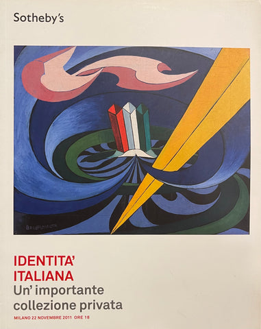 Sotheby's Identita Italiana Un'Importante Collezione Privata, Milano, 22 November 2011