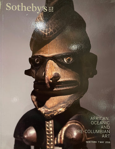 Sotheby's African, Oceanic And Pre-Columbian Art, New York, 27 May 2016