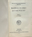 Readings in Early Anthropology by James S. Slotkin