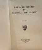 Harvard Studies in Classical Philology (Volume 84)