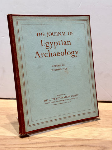 The Journal of Egyptian Archaeology Volume 40