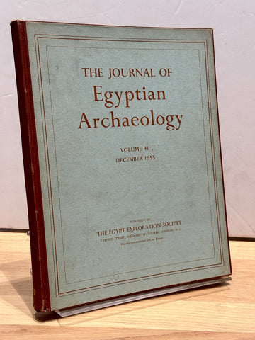 The Journal of Egyptian Archaeology Volume 41