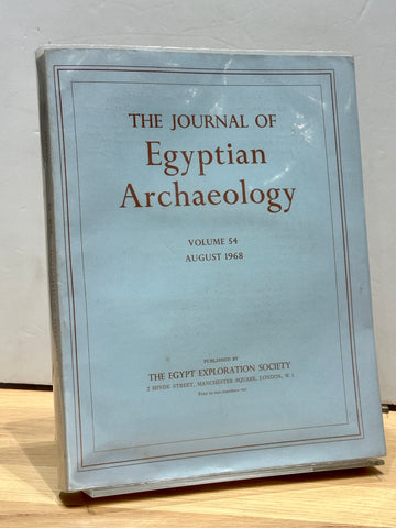The Journal of Egyptian Archaeology Volume 54