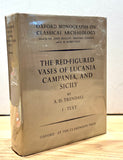 The red-figured vases of Lucania, Campania and Sicily,  Volume I, II (2-Volume Set) by Trendall Arthur Dale