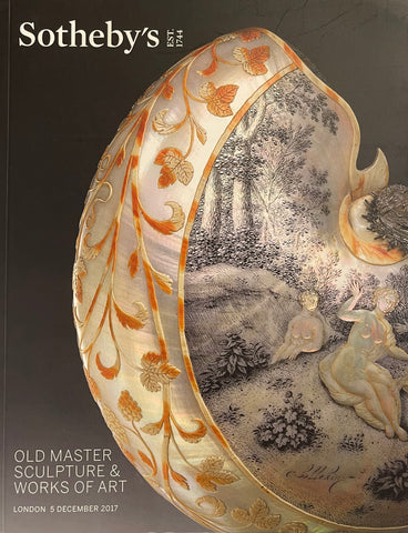 Sotheby's Old Masters Sculpture & Works Of Art, London, 5 December 2017