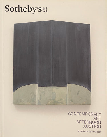 Sotheby's Contemporary Art Afternoon Auction, New York, 19 May 2017
