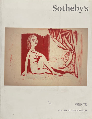 Sotheby's Prints, New York, 30 & 31 October 2014