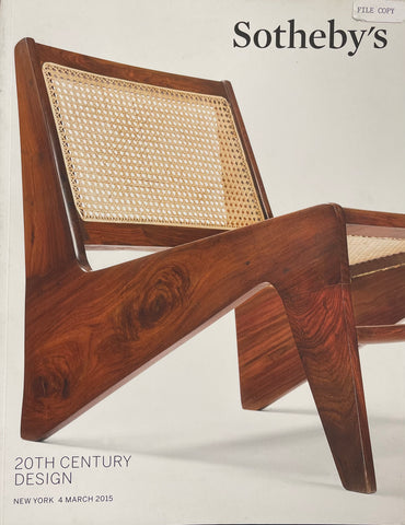 Sotheby's 20th Century Design, New York, 4 March 2015