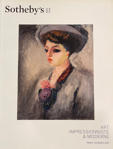 Sotheby's Art Impressioniste & Moderne, Paris, 24 March 2017