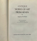 Antique Works of Art from Benin by Augustus Pitt-Rivers