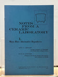 Notes from a Ceramic Laboratory by Anna O. Shepard (4 Volumes)