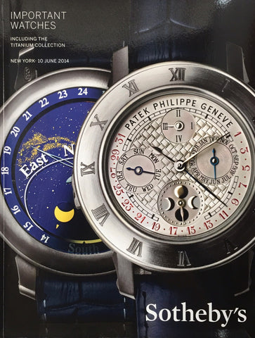 Sotheby's Important Watches, New York, 10 June 2014