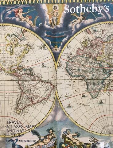 Sotheby's Travel Atlases Maps and Natural History, London, 17 November 2015