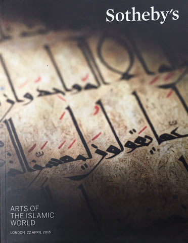Sotheby's Arts of The Islamic World, London, 22 April 2015