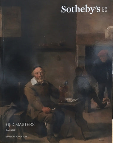Sotheby's Old Masters Day Sale, London, 7 July 2016