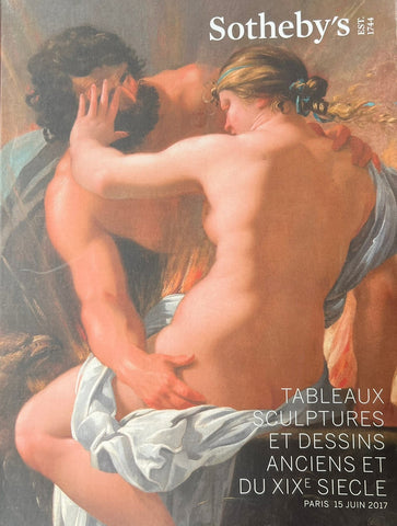 Sotheby's Tableaux Sculptures Et Dessins Anciens Et Du Xixe Siecle, Paris, 15 June 2017
