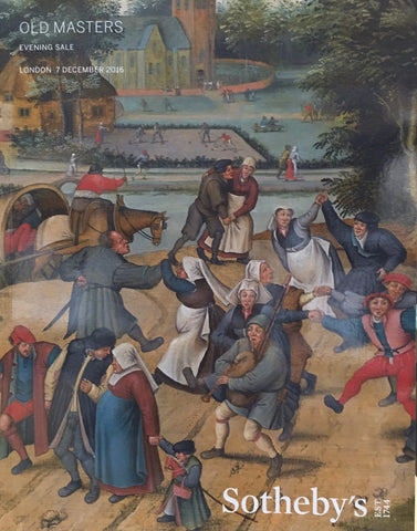 Sotheby's Old Masters Evening Sale, London, 7 December 2016