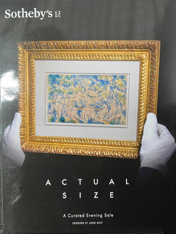 Sotheby's Actual Size A Curated Evening Sale, London, 21 June 2017