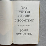 The Winter of Our Discontent (1961 Edition The Viking Press) by John Steinbeck