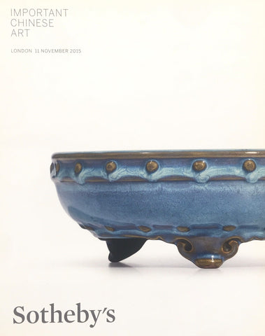 Sotheby's Important Chinese Art, London, 11 November 2015