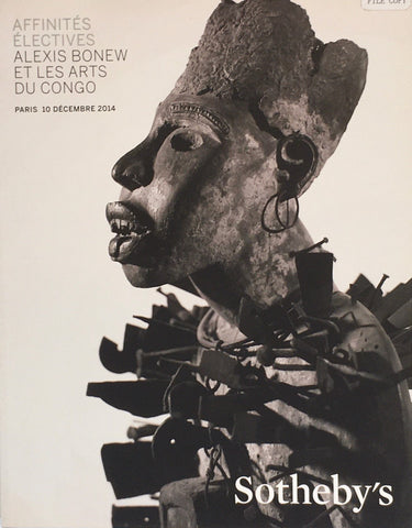 Sotheby's Affinites Elective Alexis Bonew et Les Art du Congo, 10 December 2014
