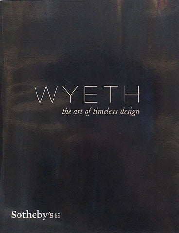 Sotheby's Wyeth the Art of timeless Design, New York, 7 June 2016