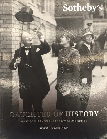 Sotheby's Daughter History Mary Soames and the Legacy of Churchill, London, 17 December 2014