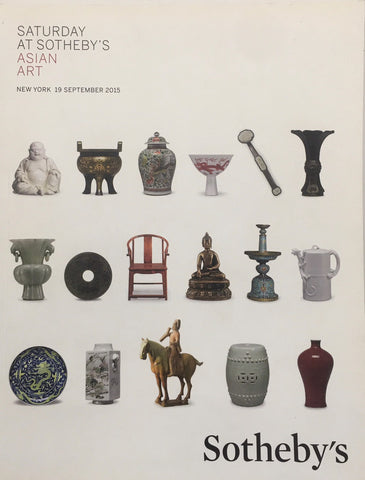 Sotheby's Saturday at Sotheby's Asian Art, New York, 19 September 2015