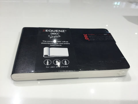 Z130 8859340503724 sketchbook กระดาษ Ivory S ปก Black ( zenith )