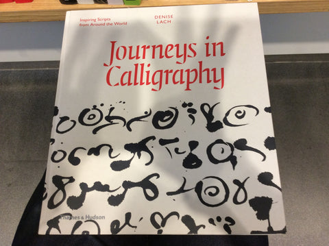 9780500518199 Journeys in Calligraphy (Thames&Husdon)